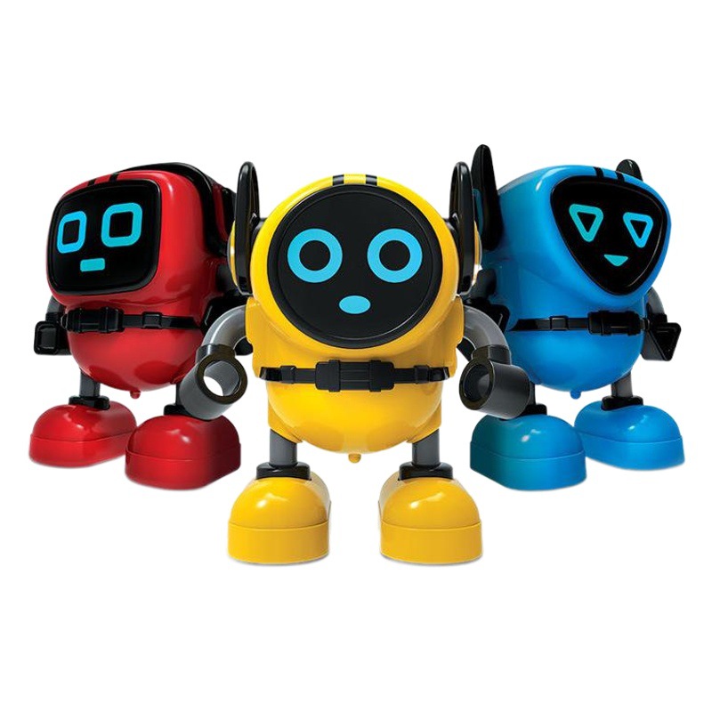 Bibi elf gyro Xiaobao robot battle gyro toy three-in-one stunt rotating cool bucket small q car