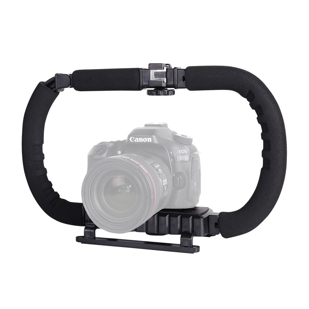 Picture of Sports camera U-shaped stabilizer DV portable C- shaped frame portable camera holder handheld SLR stabilizer