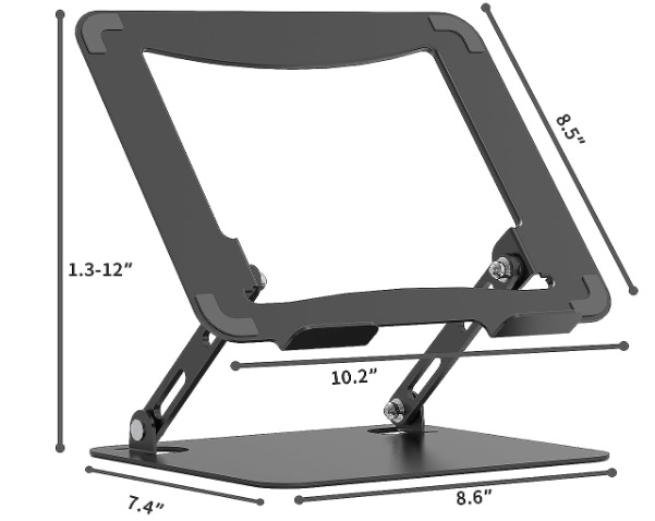 Picture of Multifunctional Metal Desktop Folding Laptop Cooling Bracket Storage Tablet Laptop Stand