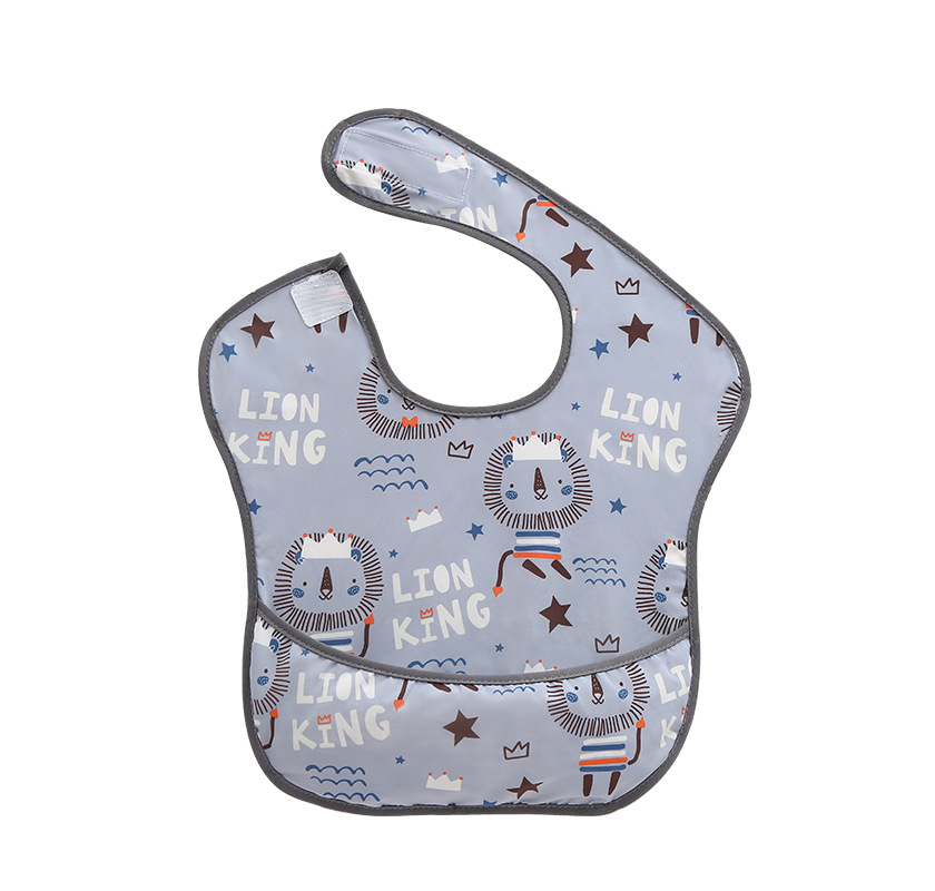 Picture of Spring and summer children's overalls eating anti-dirty artifact baby bib anti-saliva towel baby bib super soft food pocket