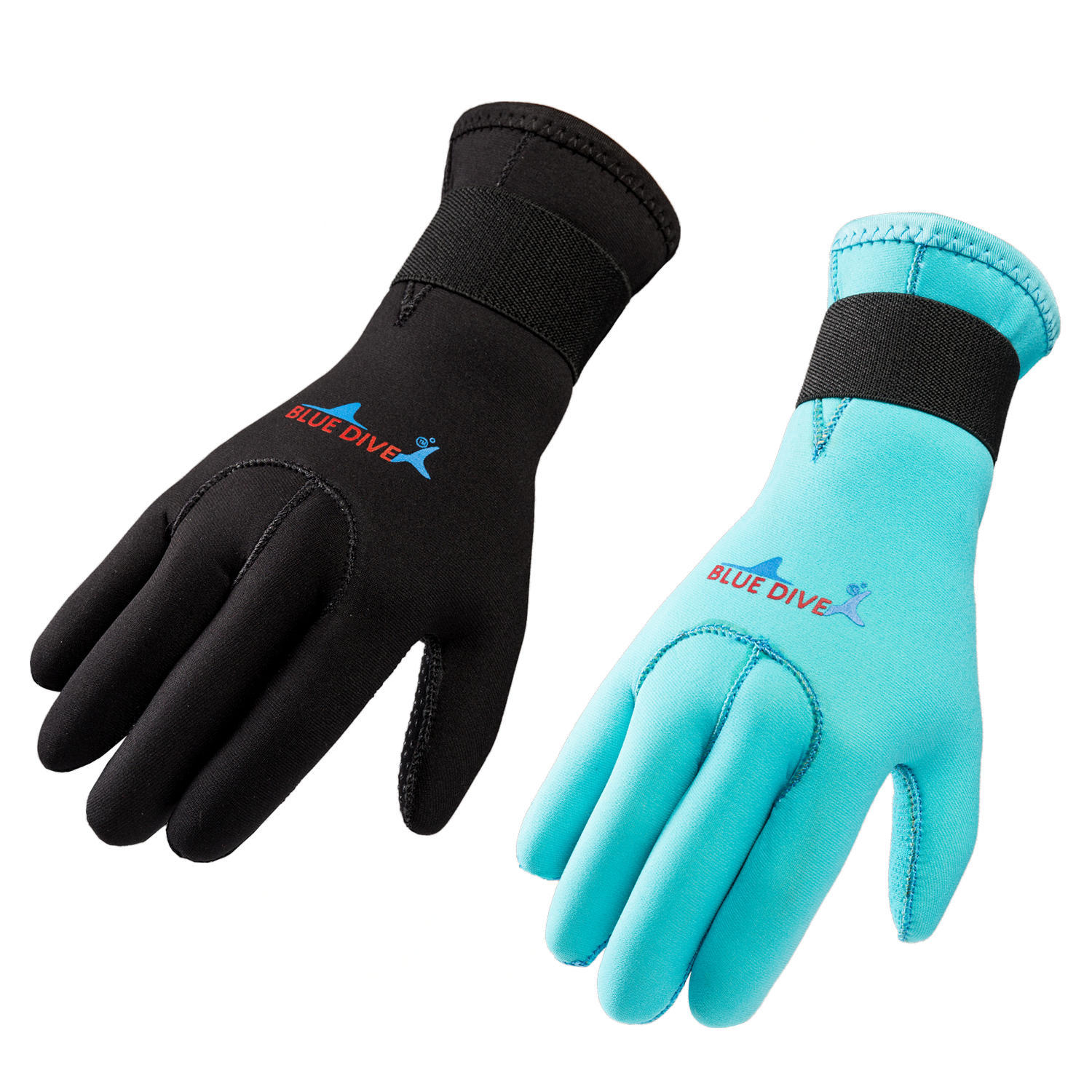 Picture of 3mm Diving Gloves Winter Swimming Anti-scratch Warm Gloves Non-slip Wear-resistant Gloves Swimming Flipper Anti-scratch Professional Surfing