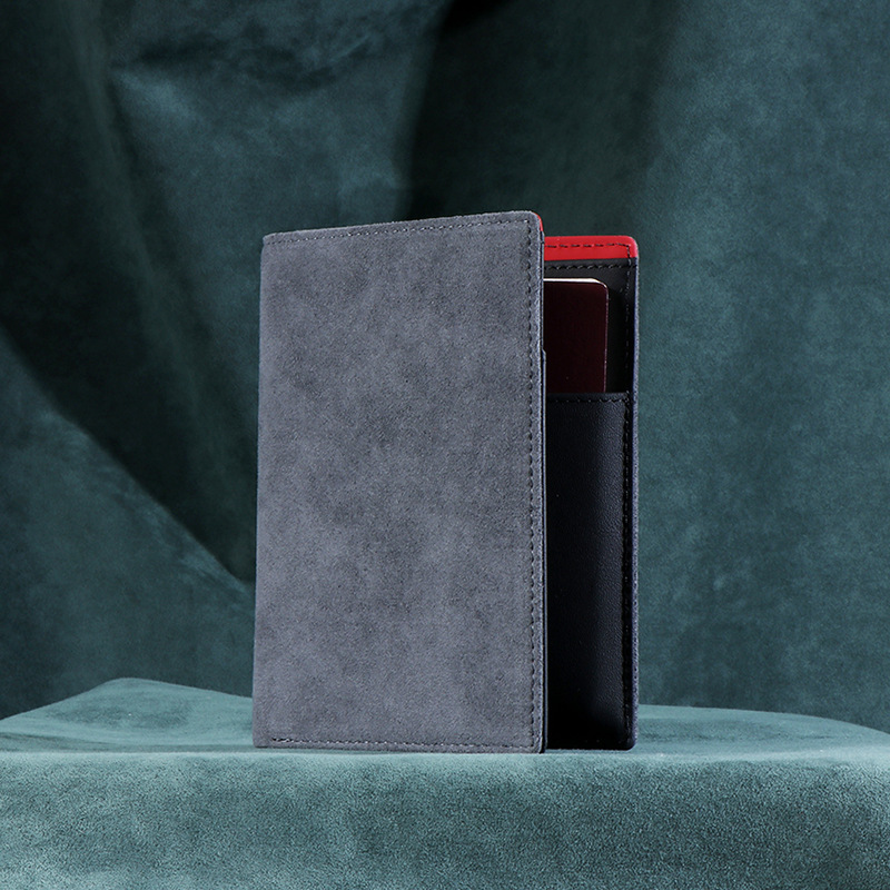 Picture of Alcantara Passband Bag Leather ID Holder Multi-function Wallet Large Capacity Multi-card Storage Business Gift