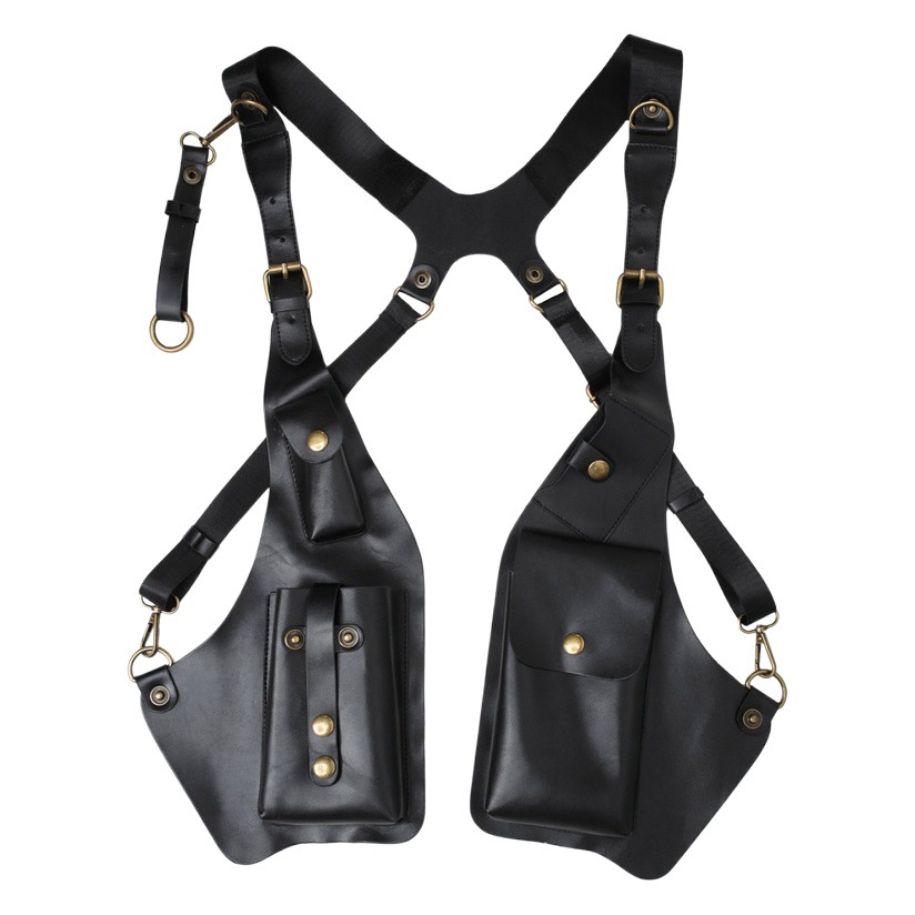 Foreign Trade New Tactical Chest Bag European and American Retro Underarm Satchel Outdoor Locomotive Neutral Niche Design Vest Bag