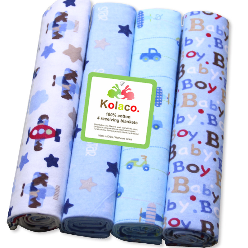 Picture of Cotton Newborn Wrapper Flannel Scrub Baby Sheets Baby Cotton Cusset Diaper