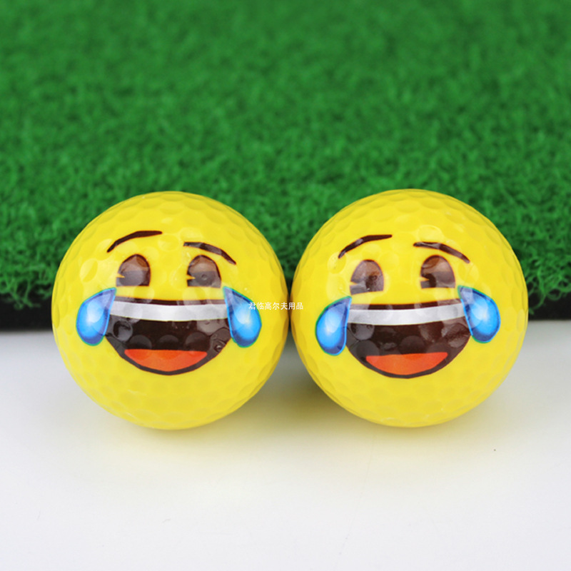 Picture of Golf Gift Ball Expression Ball Double Layer Practice Ball 12 Net Pack 6 Styles Can Be Printed with Logo
