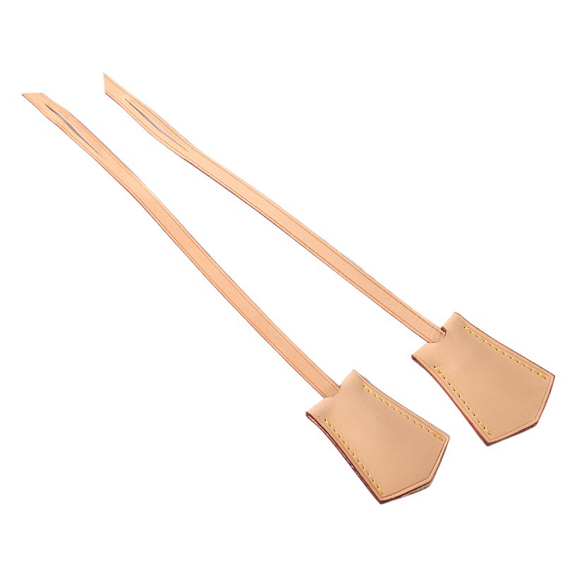 Ma Huangshi MHS-D-10 Vegetable Tanned Leather Color-changing Leather Hangtag Bag Hanging Decoration Travel Card Old Flower Bag Luggage Accessories
