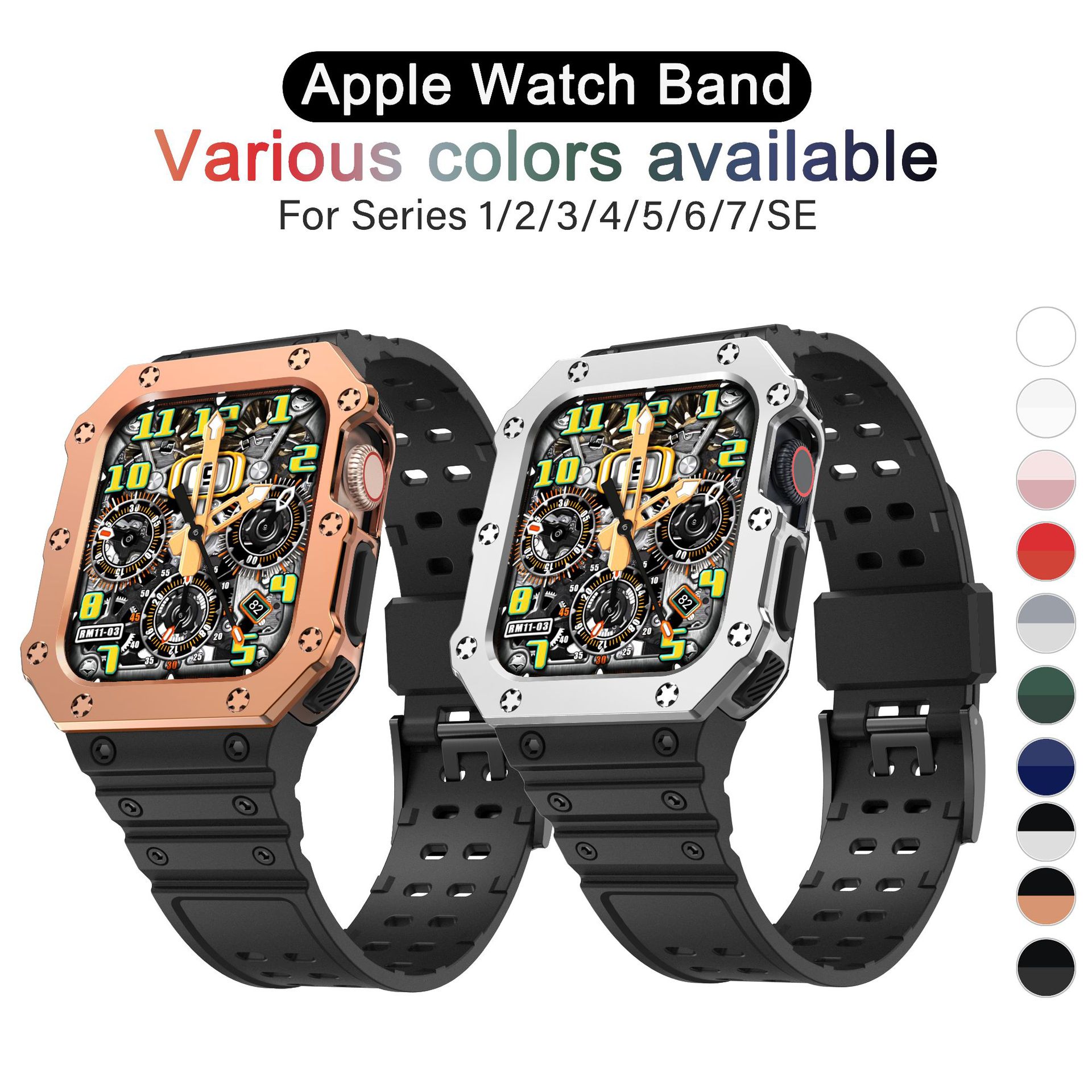 Picture of For Apple Watch Strap Apple iwatch9876543 Richard TPU One-piece Strap Wholesale Cross-border