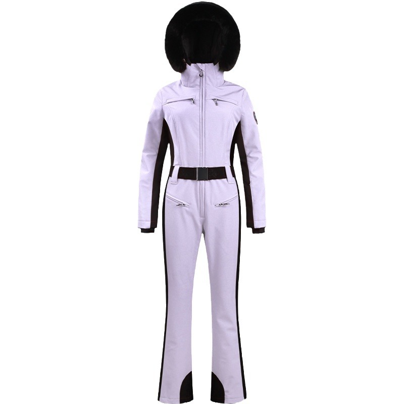 Picture of Professional Double-board Windproof Cross-border Ski Suit Women's Thickened Warm Waterproof Slim-fit Outdoor Ski Suit Women's suit