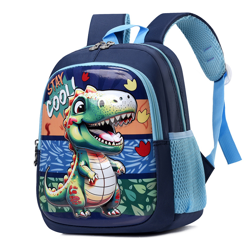 Picture of New Track Children's Backpack 2024 New Cartoon Pattern Kindergarten Large Capacity Backpack