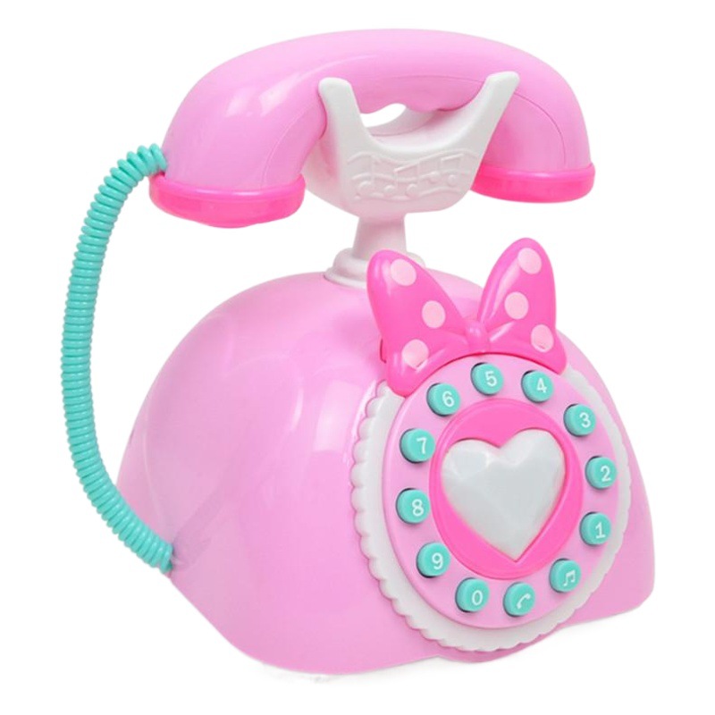 Baby children's music telephone toy baby 0-1-3 years old children's educational boys and girls Princess telephone wholesale