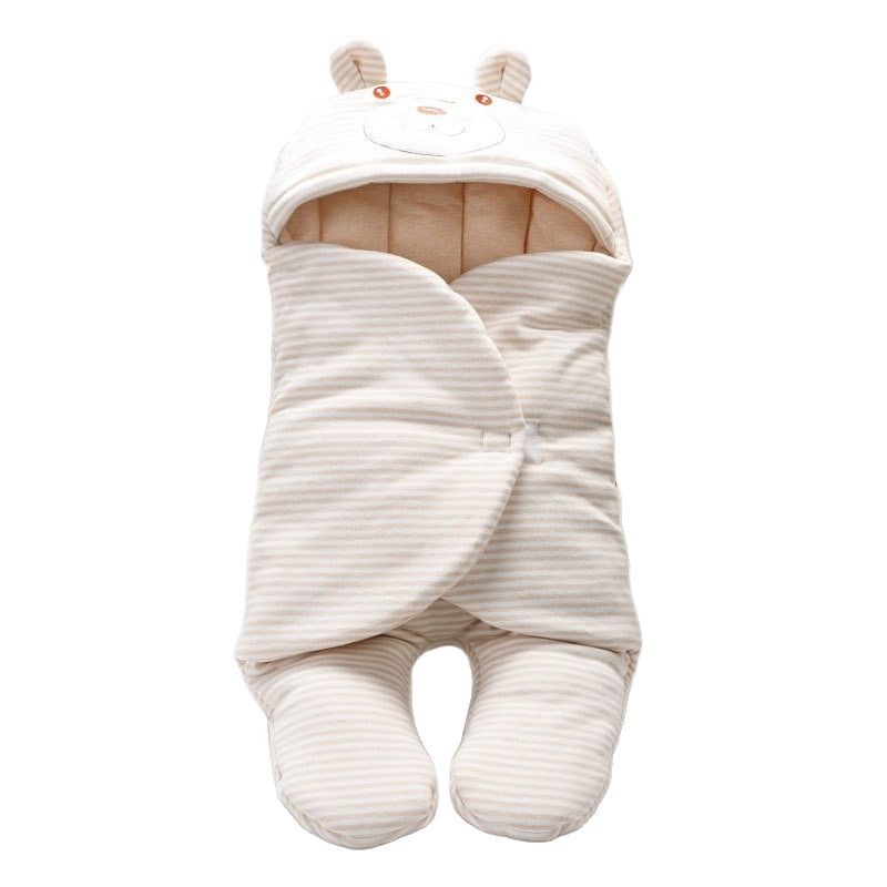 Picture of Factory direct processing a generation of hair agent baby sleeping bag newborn colored cotton legs thick warm sleeping bag