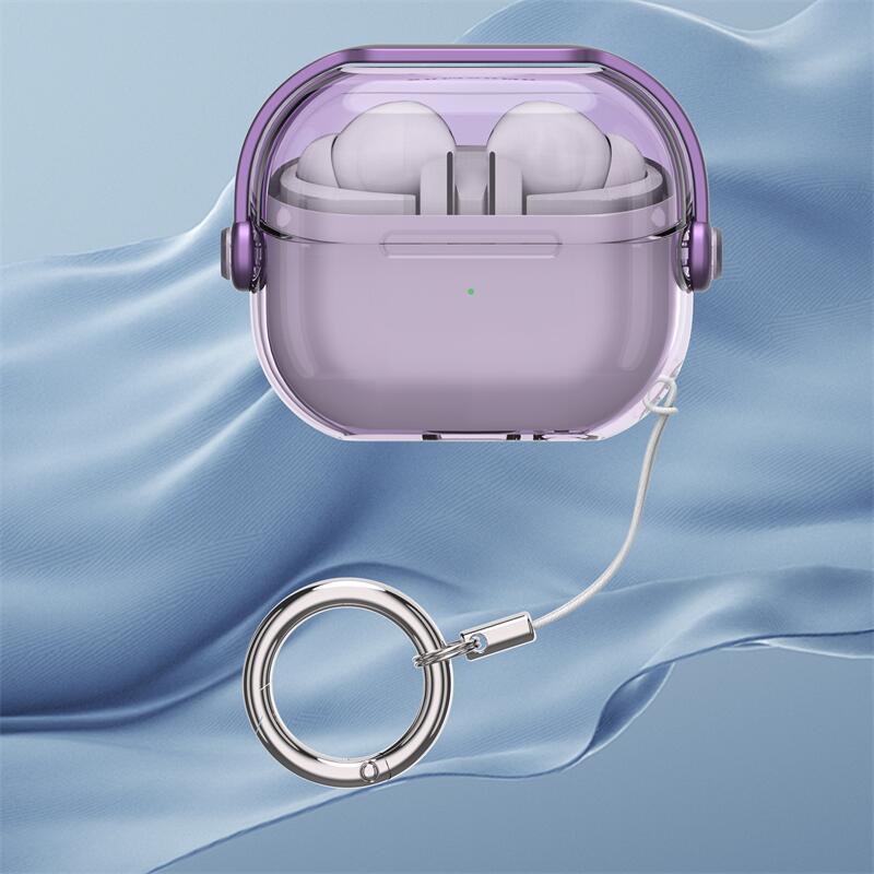 Picture of For Samsung Galaxy Buds3 Pro Protective Case Transparent Lock Earphone Case Buds3 Earphone Case