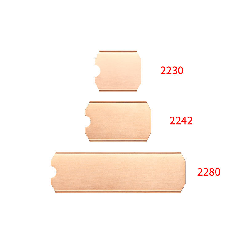 Picture of Hanche Notebook Heat Sink 2242 M.2SSD Copper Heat Sink Vest 2280 Solid State Drive Heat Sink 2230
