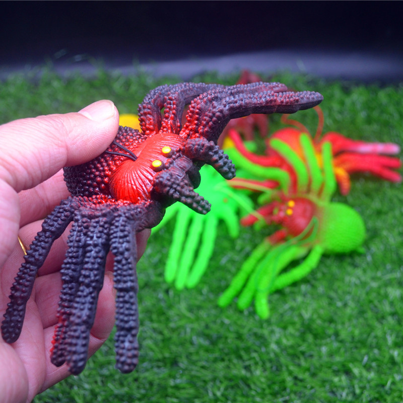 Picture of Large Artificial Prank Soft Rubber Spider Toy Cognitive Kidsren's Insect Scary Poisonous Spider