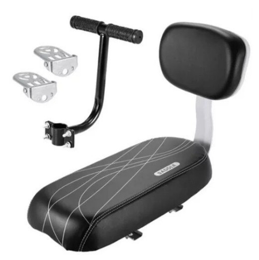 Picture of Bicycle Rear Cushion with Backrest Mountain Bike Rear Cushion Comfortable Child Seat Bicycle Rear Armrest