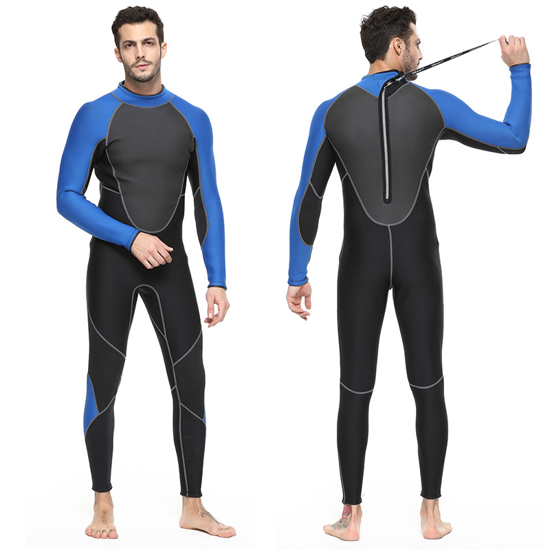 Picture of Shark Bart Men's 3mm One-Piece Wetsuit Thickeneded Warm Surfing Suit Jellyfish Suit Snorkeling Suit Clearance Special Price