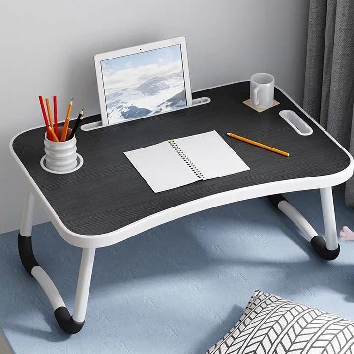 Picture of Bed Desk Computer Desk Dormitory Simple Folding Table Bedroom Simple Student Learning Small Table Lazy Writing Desk