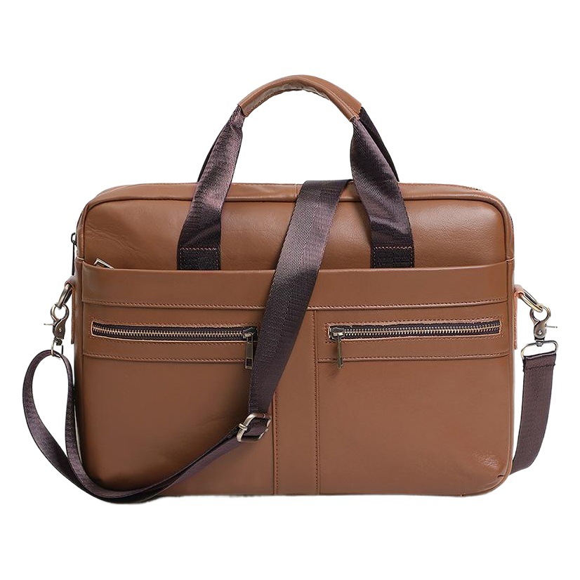 Cross-border Business Retro Portable Briefcase Shoulder Crossbody Bag Backpack Cowhide Men's Bag Computer Bag Genuine Leather Men's Bag