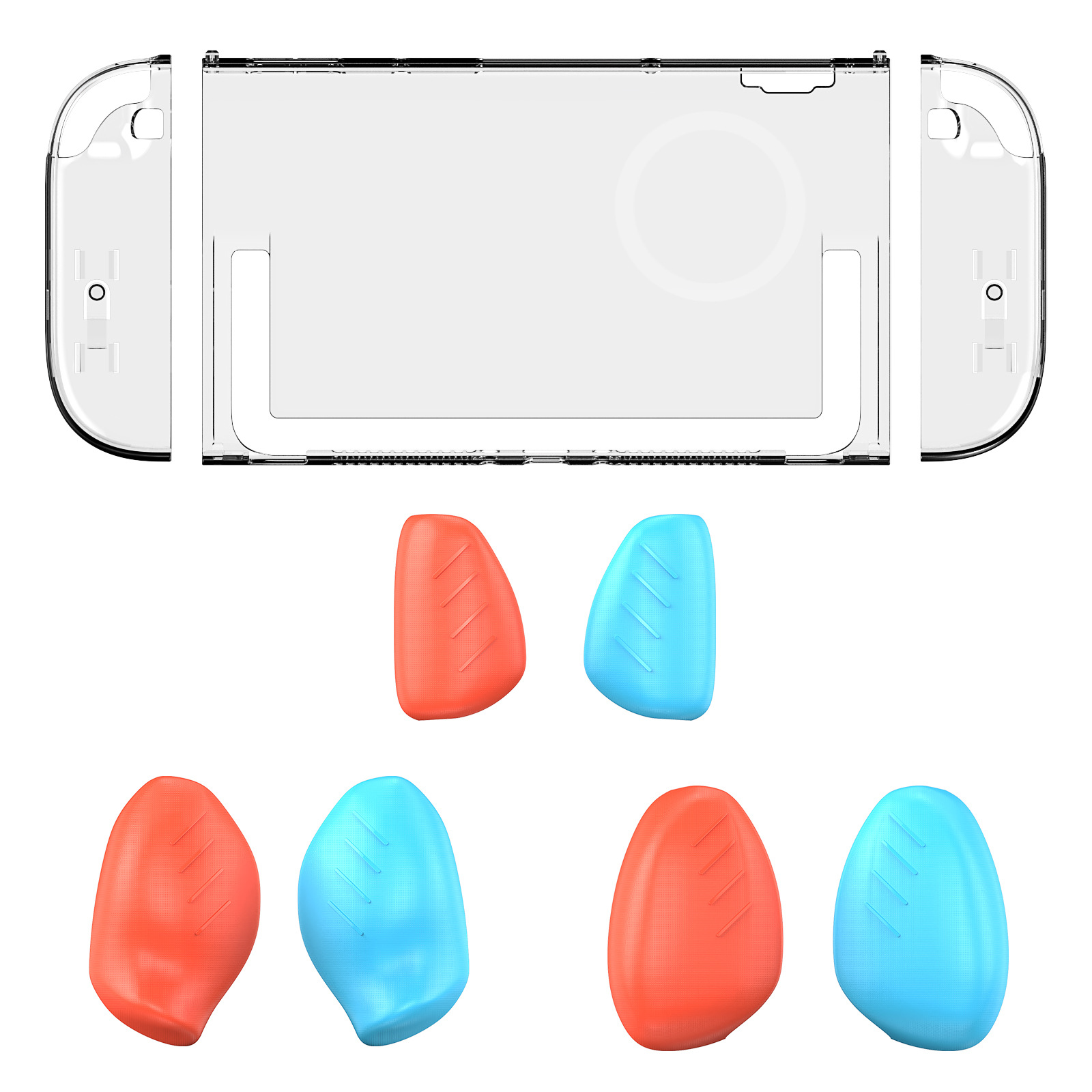 Picture of Switch2 Host Crystal Shell Ns2 Protective Shell Transparent Shell Pc Protective Hard Shell (Equipped with Large, Medium and Small Grips)