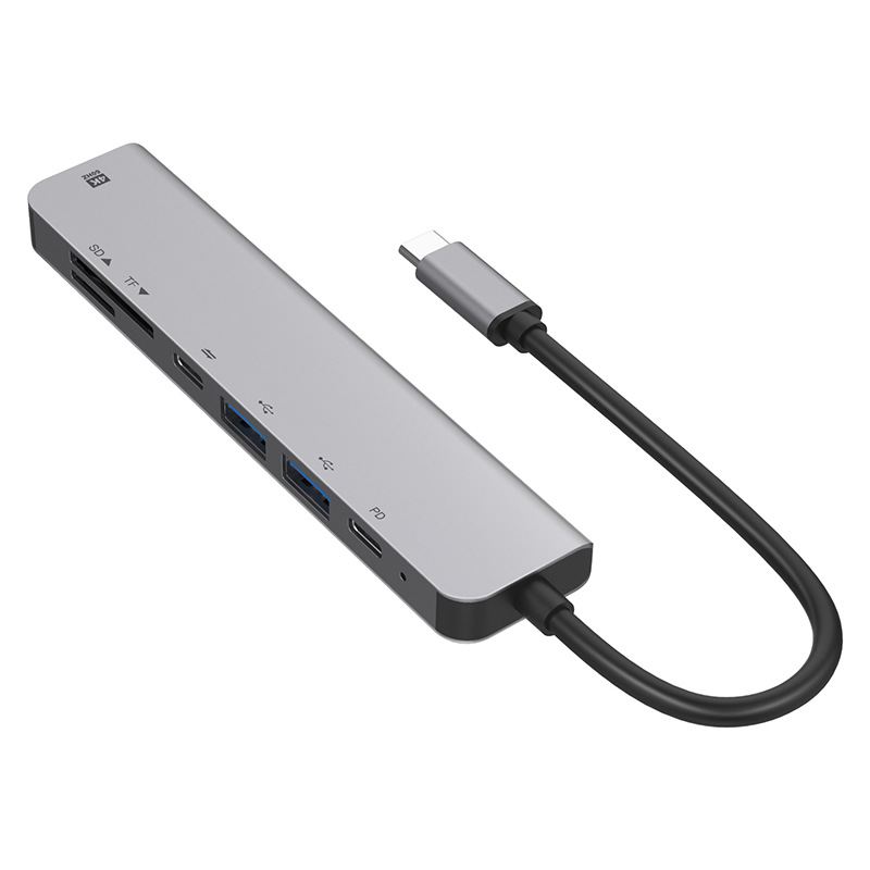 Picture of 4K60Hzhdmi HD converter hub for Apple computer Huawei 7-in -1 typec docking station