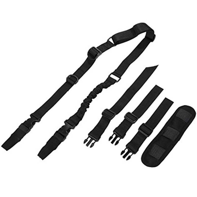 Picture of Outdoor Tactical Multi-function Two-point Strap American Single and Double-point Lanyard Gun Rope Task Rope Sling Cotton Shoulder Pad