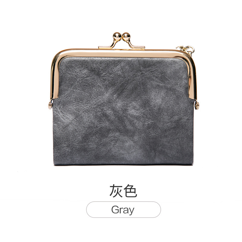 Picture of Cross-Border short wallet women's 2023 new clip coin purse retro multi-functional folding wallet card bag for women