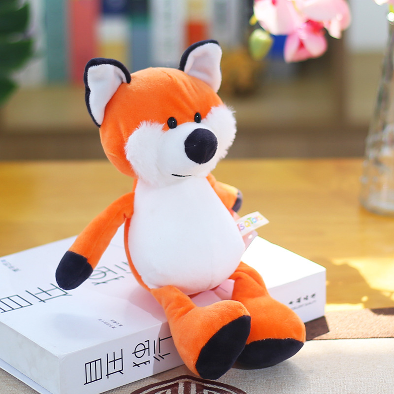 Picture of Forest Animal Doll Plush Toy Elephant Monkey Tiger Lion Giraffe Doll Children's Gifts Wholesale
