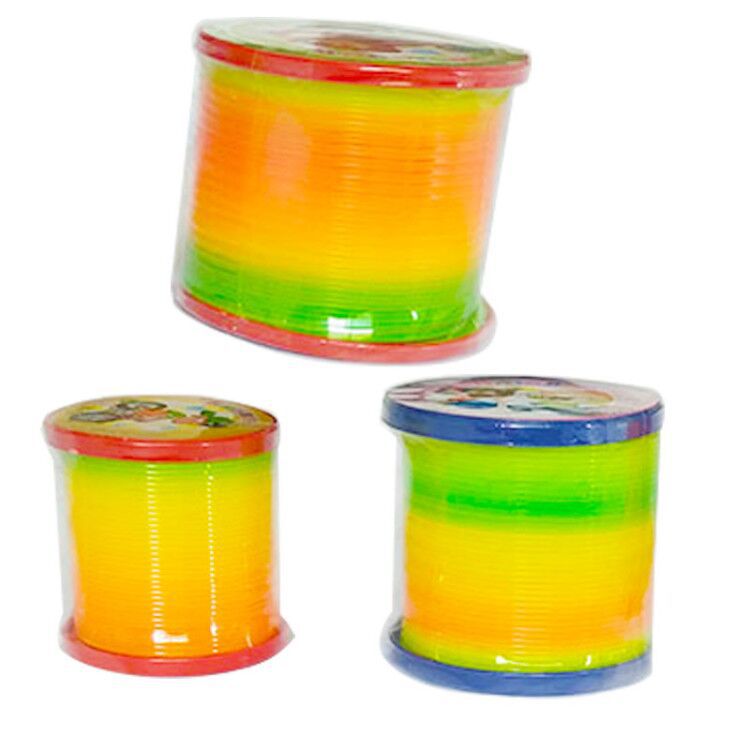 Large rainbow circle classic toy magic spring ring decompression toy stall supply wholesale advertising gifts