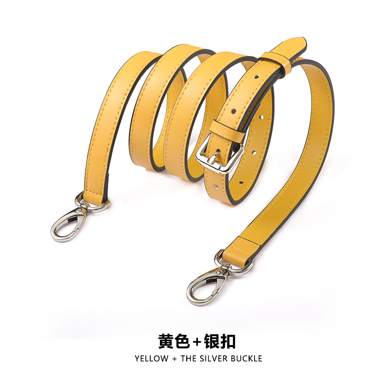 Picture of Ma Huangshi Mhs-A-1 Plain Leather Bag Strap Adjustable Spaghetti Strap Bag Replacement Strap Single Shoulder Crossbody for Women