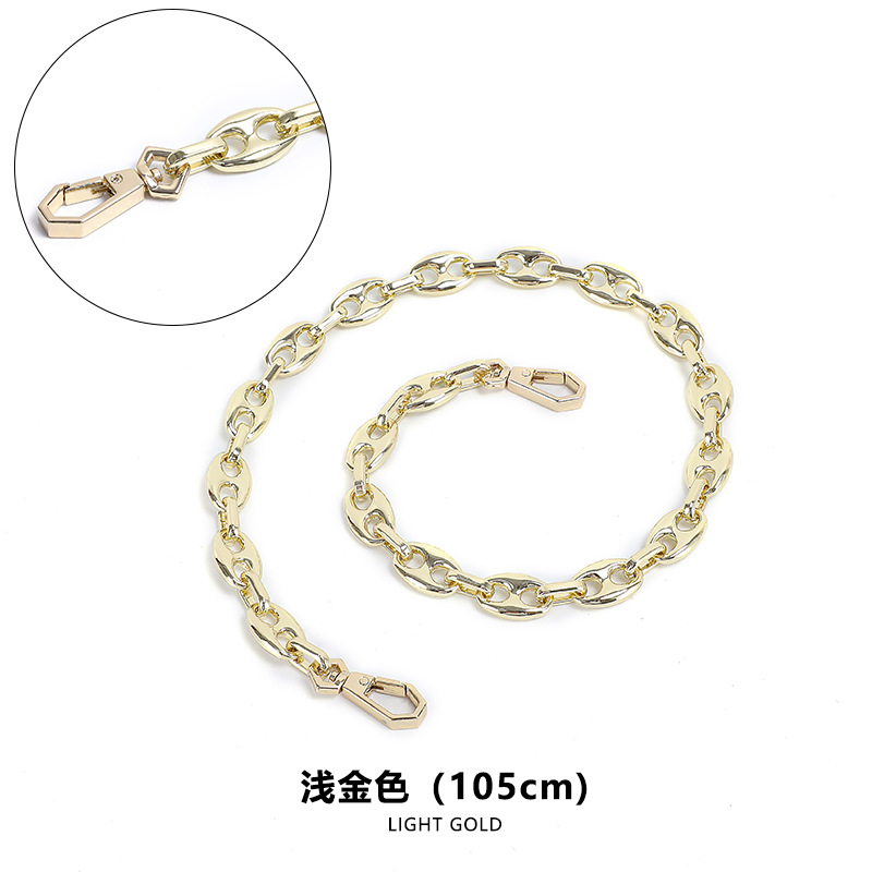 Picture of SP-86 Suitable Cocoa CHI Bag French Stick Bag Pig Nose Thick Chain Vintage Decorative Underarm Women's Bag with Hardware Accessories