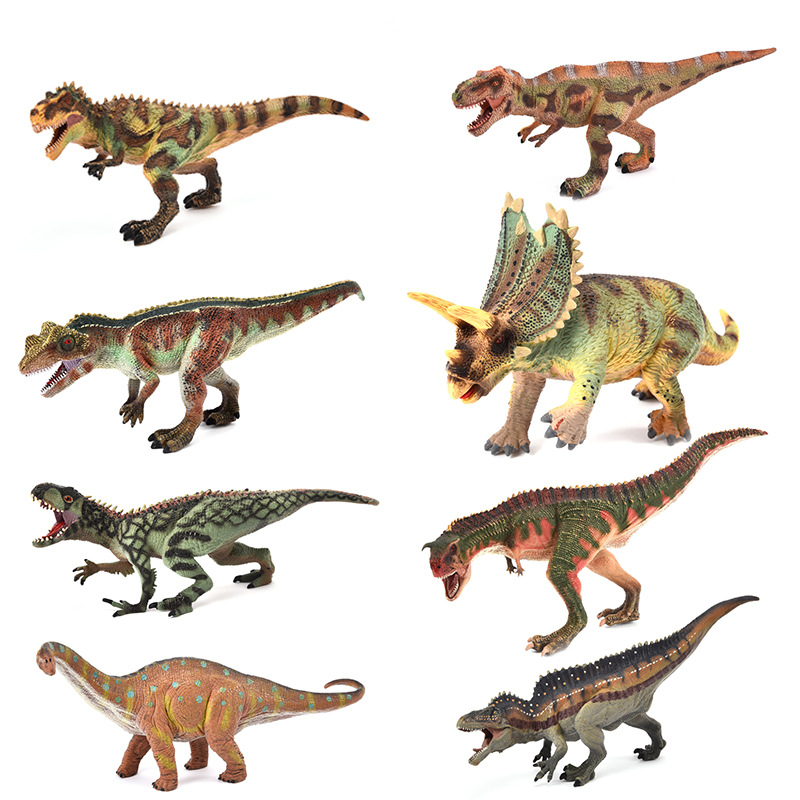 Picture of Cross Border Solid Dinosaur Model Toy Large High Ridge Dragon Horn Nose Dinosaur Toy Puzzle Model