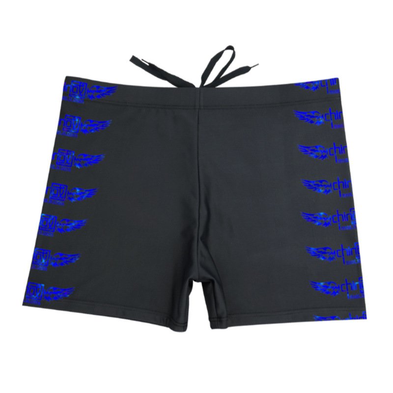 Picture of Factory wholesale boxer swimming trunks men's high waist swimming trunks conservative hot spring beach flame anti-embarrassing sexy tide