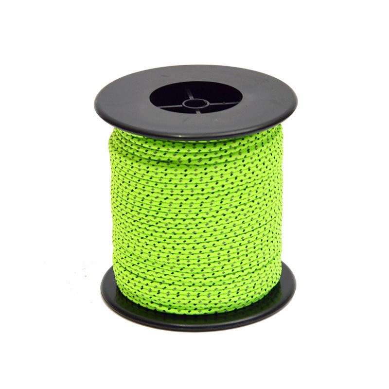 Picture of Outdoor camping tent reflective rope 2.5mm fixed drawstring Sky Screen nail windproof rope storage rope 50m