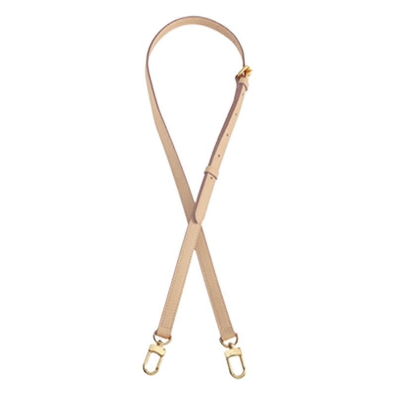Factory Direct Selling Old Flower Bag Shoulder Strap speedy20 Vegetable Tanned Leather Bag Strap Mahjong Baguette Bag Leather Strap