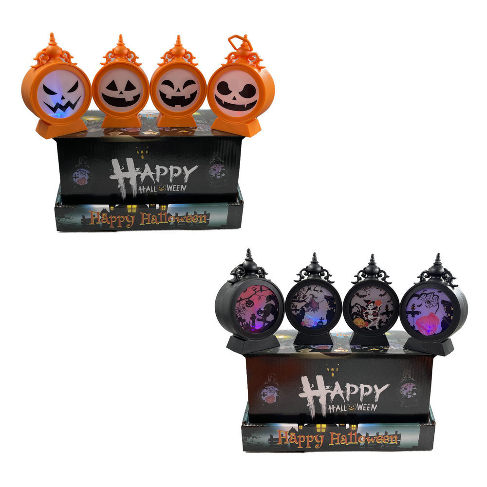Picture of Halloween Retro Bar Portable Pony Lantern Creative Decoration Pumpkin Ornaments Hotel Gift Table Props