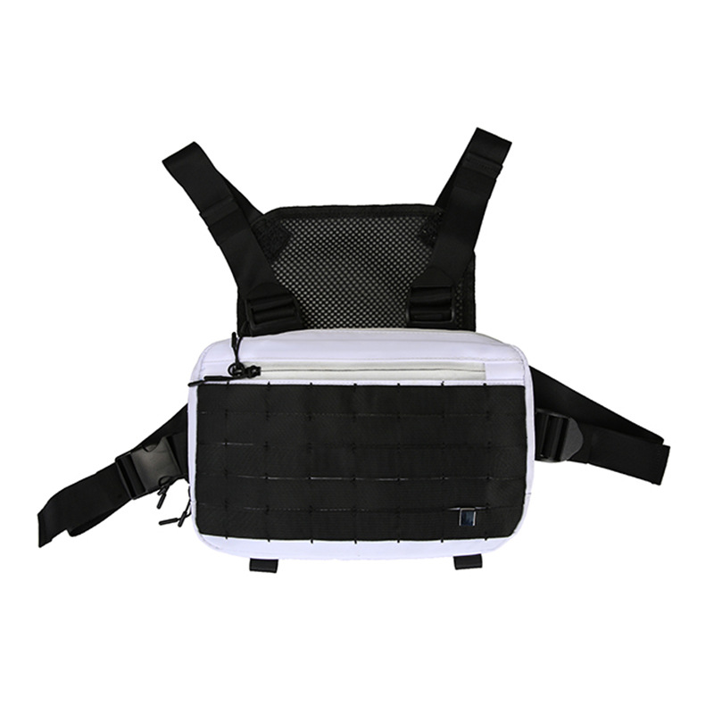 Picture of ins Kanye Same Style Men's and Women's Waist Bag Street Fashion Brand Tactical Chest Bag Functional Industrial Vest Chest Backpack