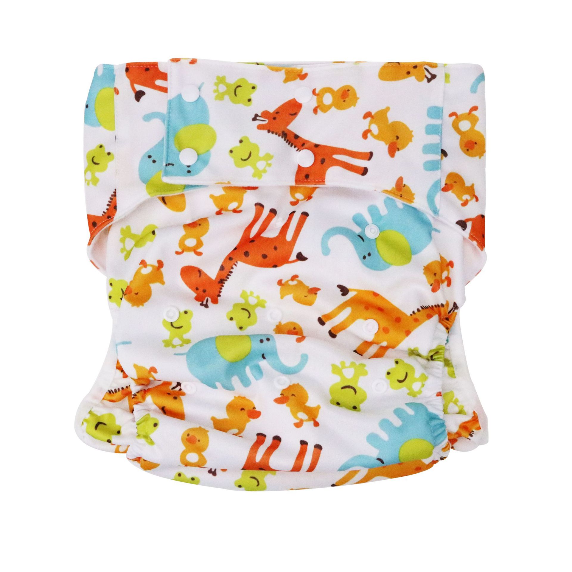 Picture of Adult snap button cloth diaper printing increase diaper pocket washable breathable leak-proof adult care products a generation of hair
