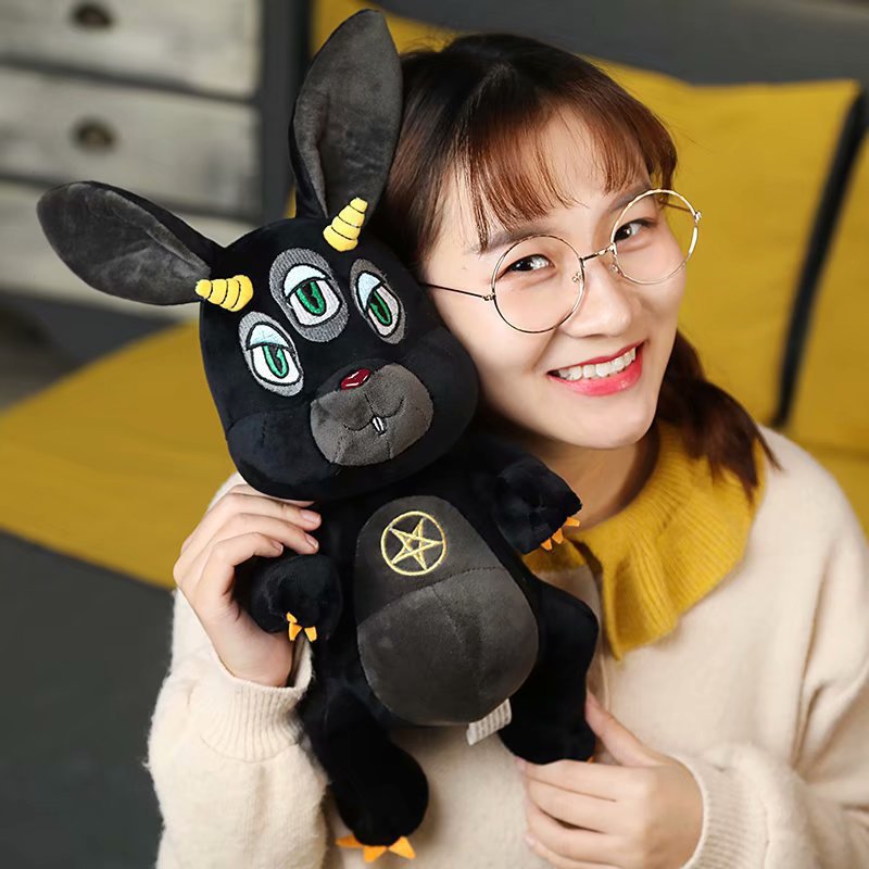 Picture of Dark plush toy doll fantasy lightning doll cartoon anime peripheral cool pentagram elephant rabbit