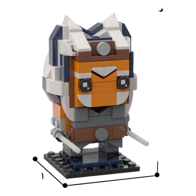 Moc Set Aca Tano the Mandalorian Compatible with Lego Small Particle Building Blocks Planet Series