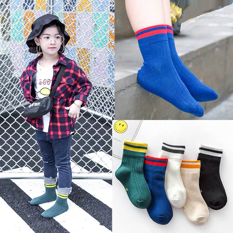 Picture of 2020 Spring and Autumn New Cartoon Children's Socks Cotton Boys and Girls Mid-Tube Socks Student Warm Baby Socks Manufacturer Wholesale