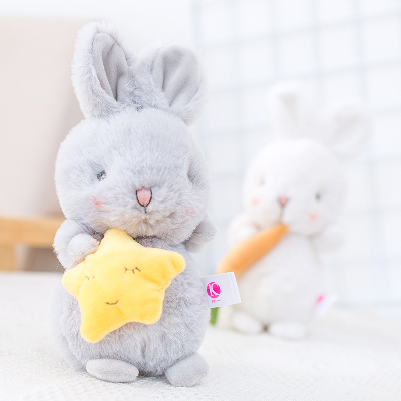 Picture of Cute Jade Rabbit Pillow Personalized Sofa Pillow Moon Rabbit Plush Toy Doll Girls Sleeping Doll