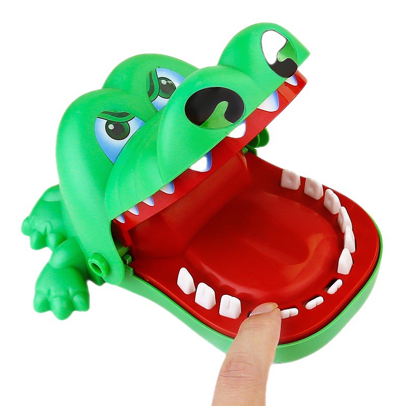 Picture of Shake the sound net red with the same paragraph by teeth bite bite finger shark crocodile trick party stall supply decompression toys