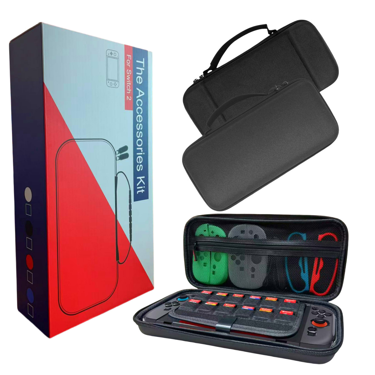Suitable for Nintendo Switch 2 Generation Cosmetics Bag Box Game Console Storage Box New Evapu Nylon Fabric Hard