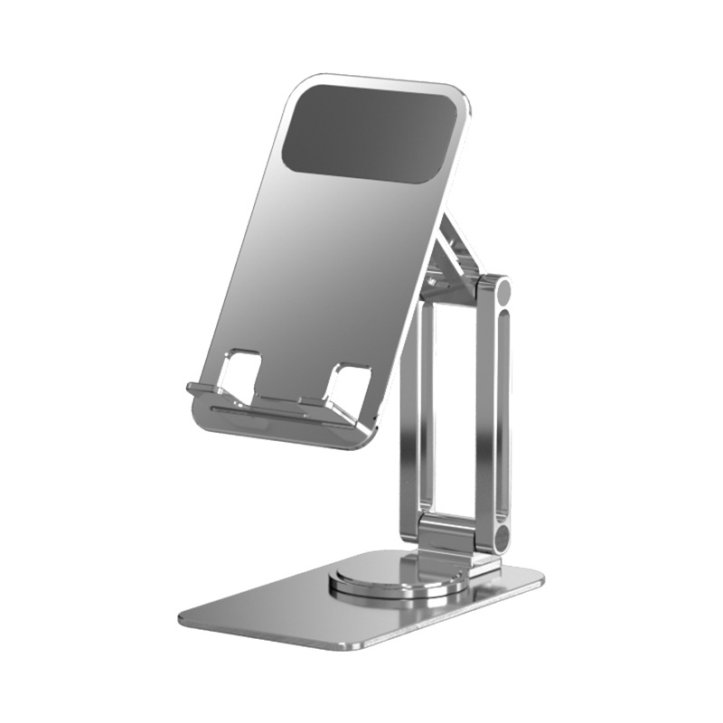 Picture of Metal aluminum alloy rotating mobile phone stand folding desktop mobile phone stand lazy portable tablet support PAD