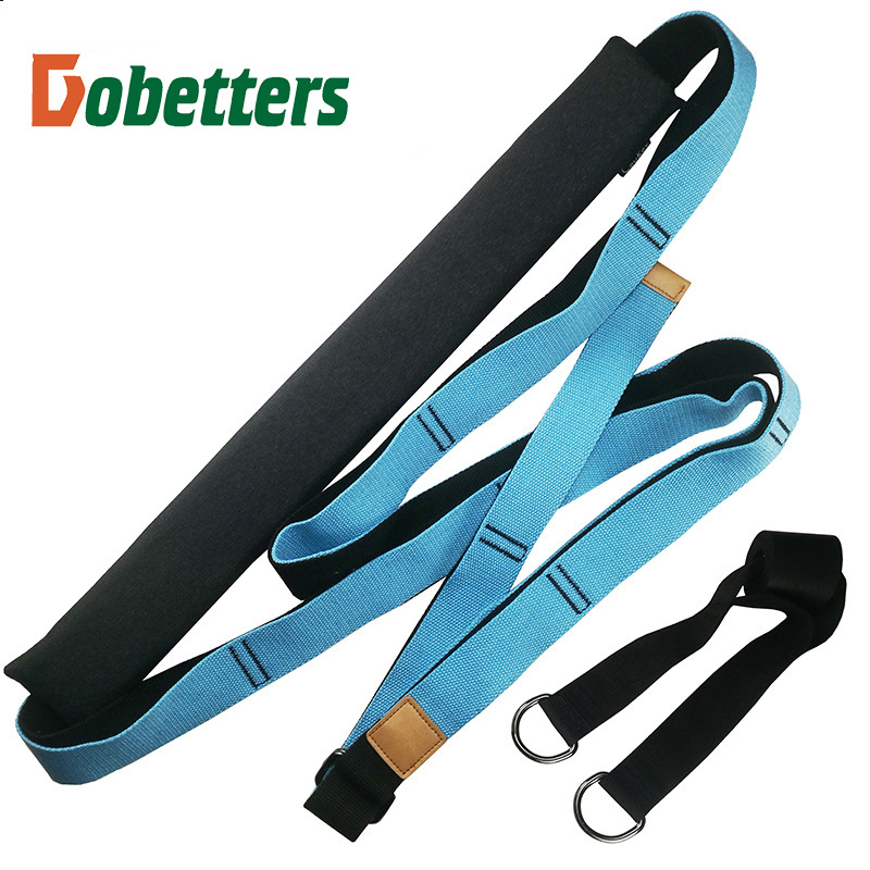 Picture of On the door a word horse split crotch fork ligament stretch split training rope dance soft open lower waist training Belt