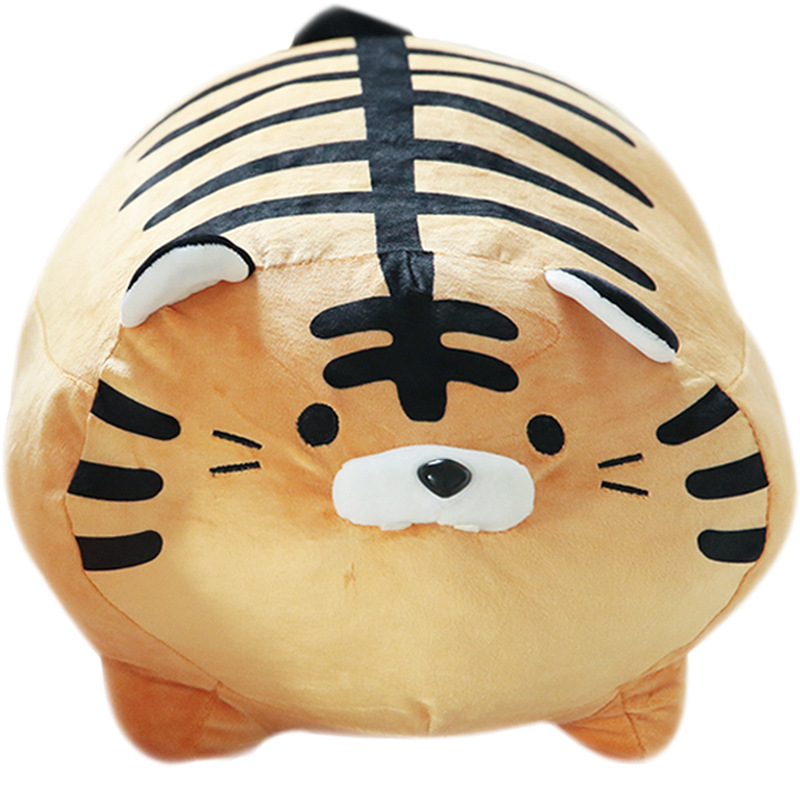 Picture of Large Grabber Doll down Cotton Elastic Super Soft Lying Posture Zebra Creative Pig Mouth Zebra Tiger Toy Doll
