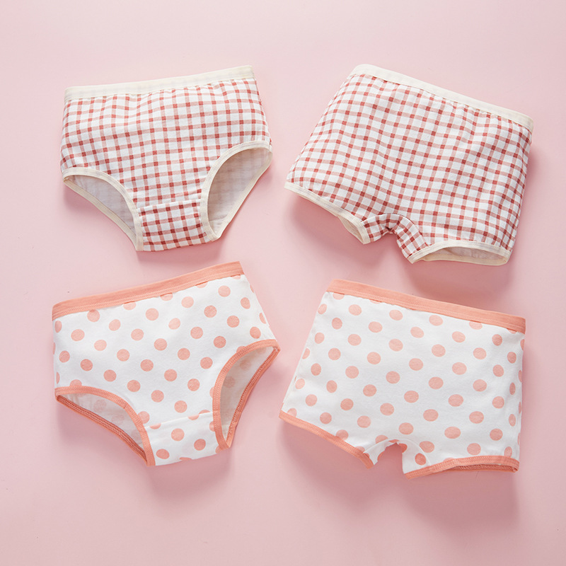 Picture of Children's underwear girls' fine shuttle cotton children's underwear boxers Primary School Baby children's underwear summer