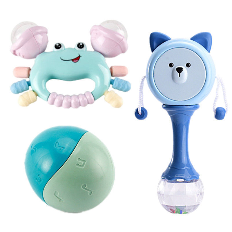 Picture of Hand Rattle Baby Toy 0-1 Year Old Tooth Gel Boiled Baby Newborn Rattle Early Education Children Soothing Early Education