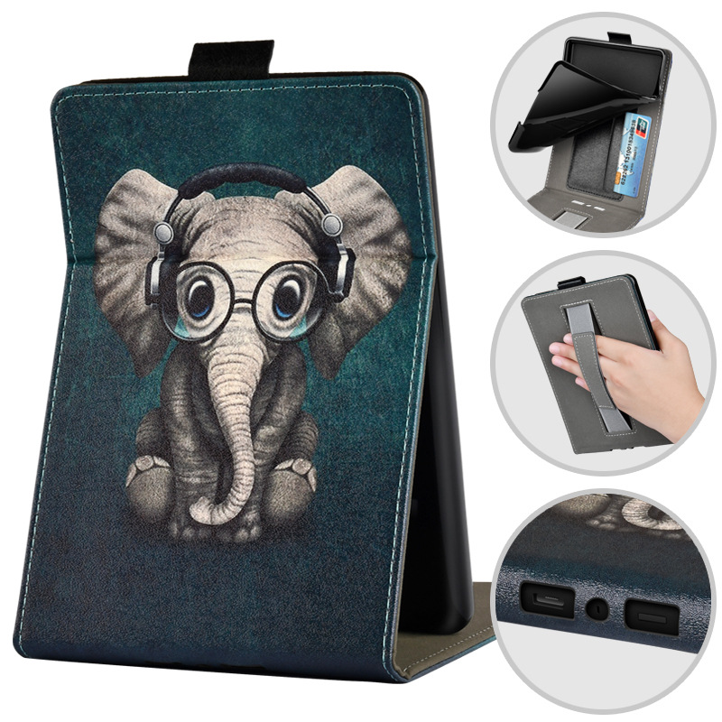 Picture of in stock Kindle paperwhite6543 Handheld Case 2024 Youth Edition 6 Inch Painted Leather Case
