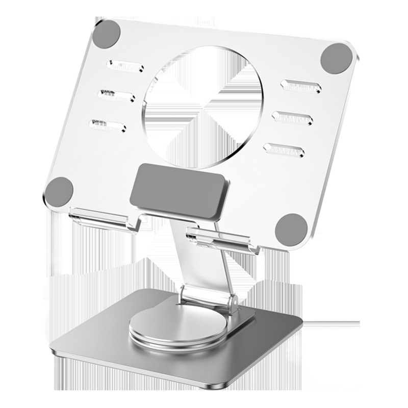 Tablet stand live desktop multi-function rotating foldable metal for ipad tablet computer support frame